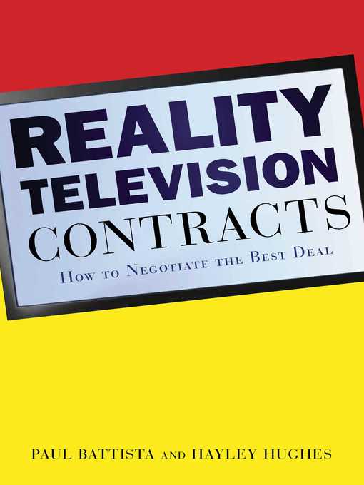 Title details for Reality Television Contracts: How to Negotiate the Best Deal by Battista Paul - Available